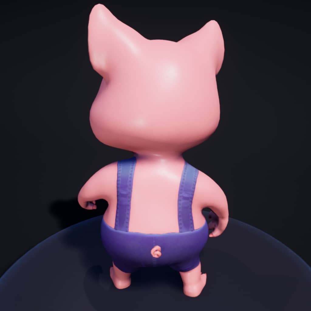 Pig Character - Game PigNapping