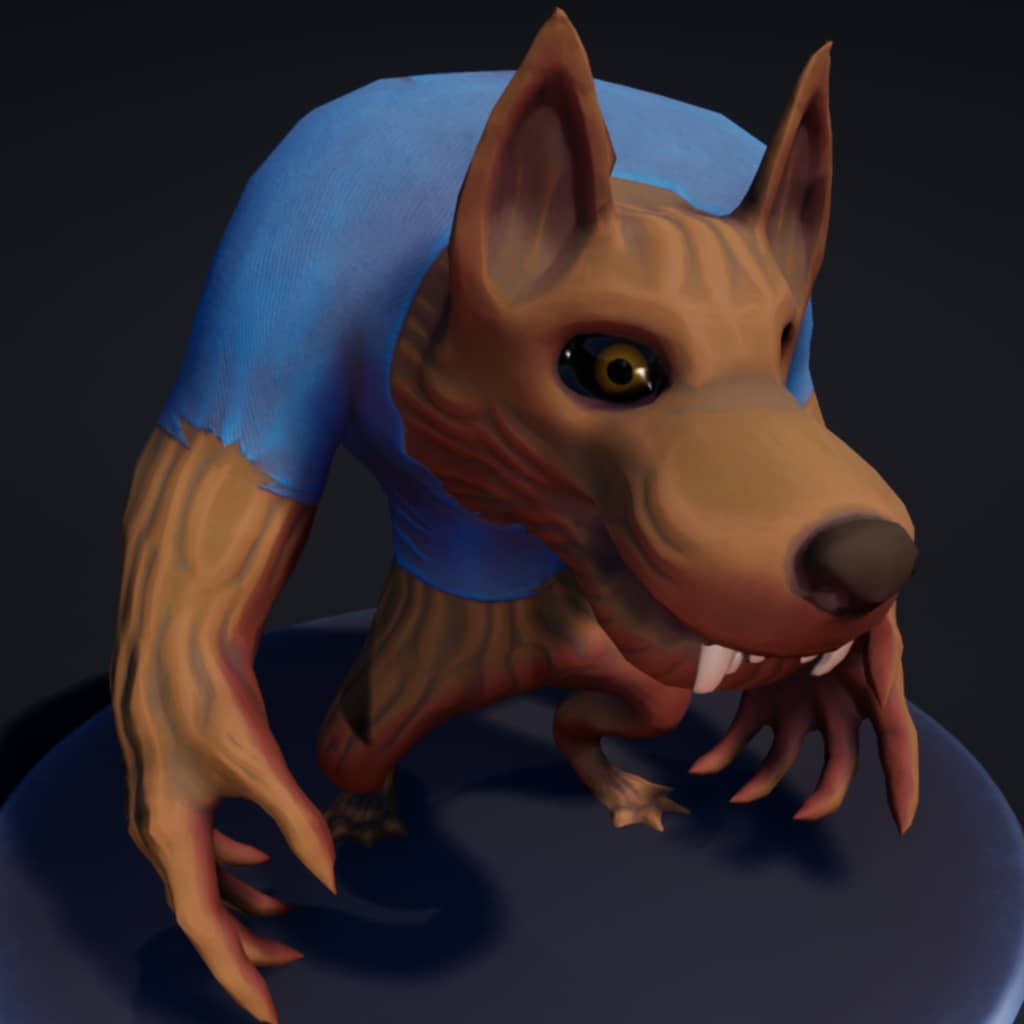 Wolf Character - Game PigNapping