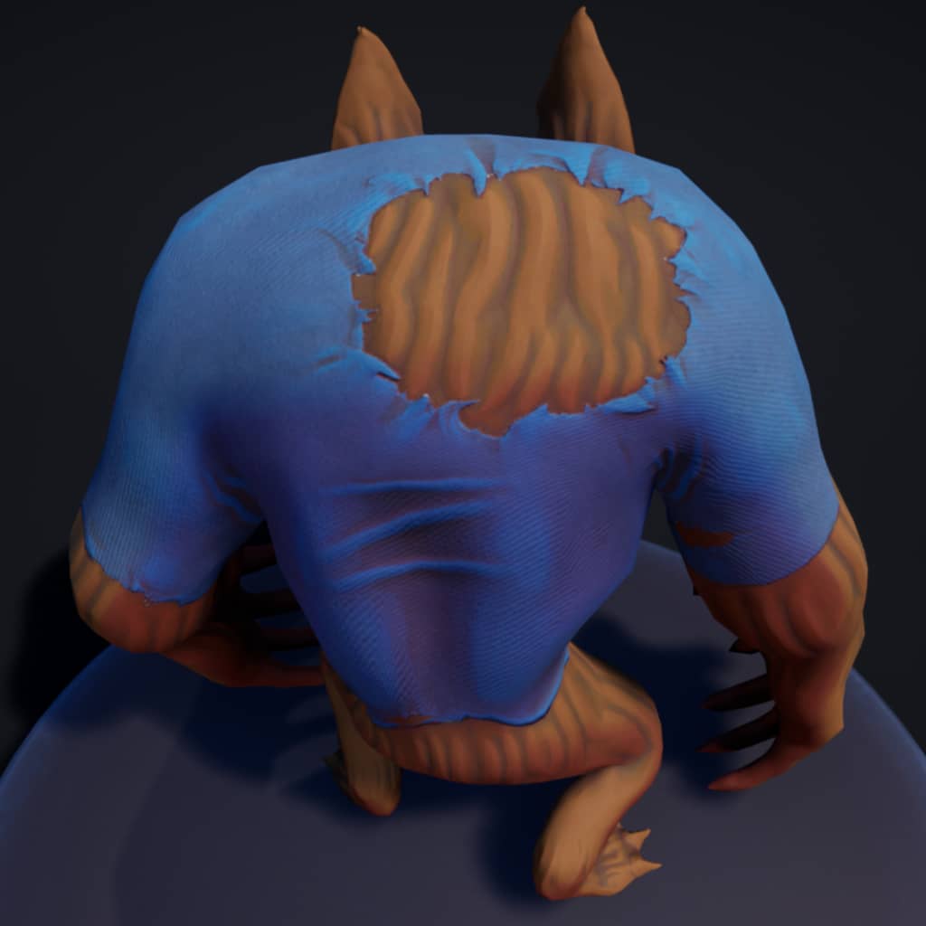 Wolf Character - Game PigNapping