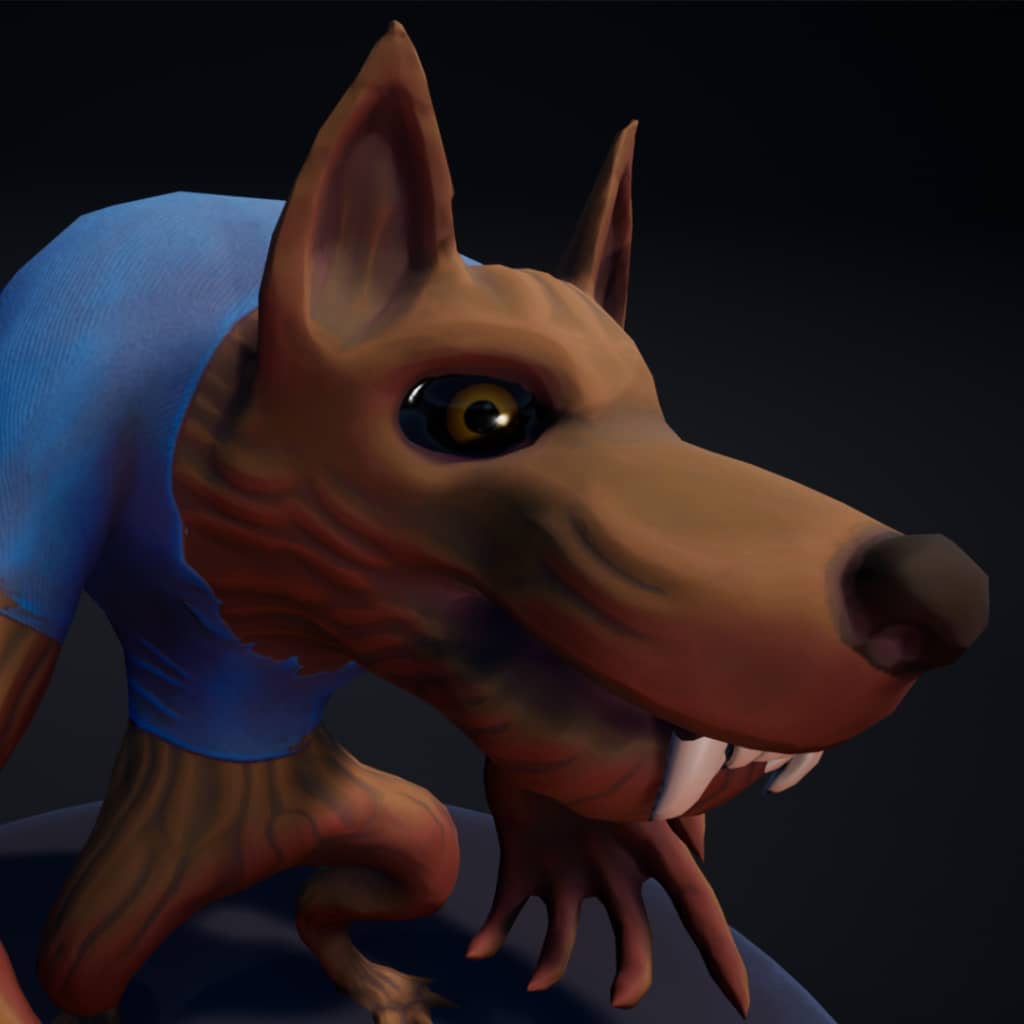 Wolf Character - Game PigNapping