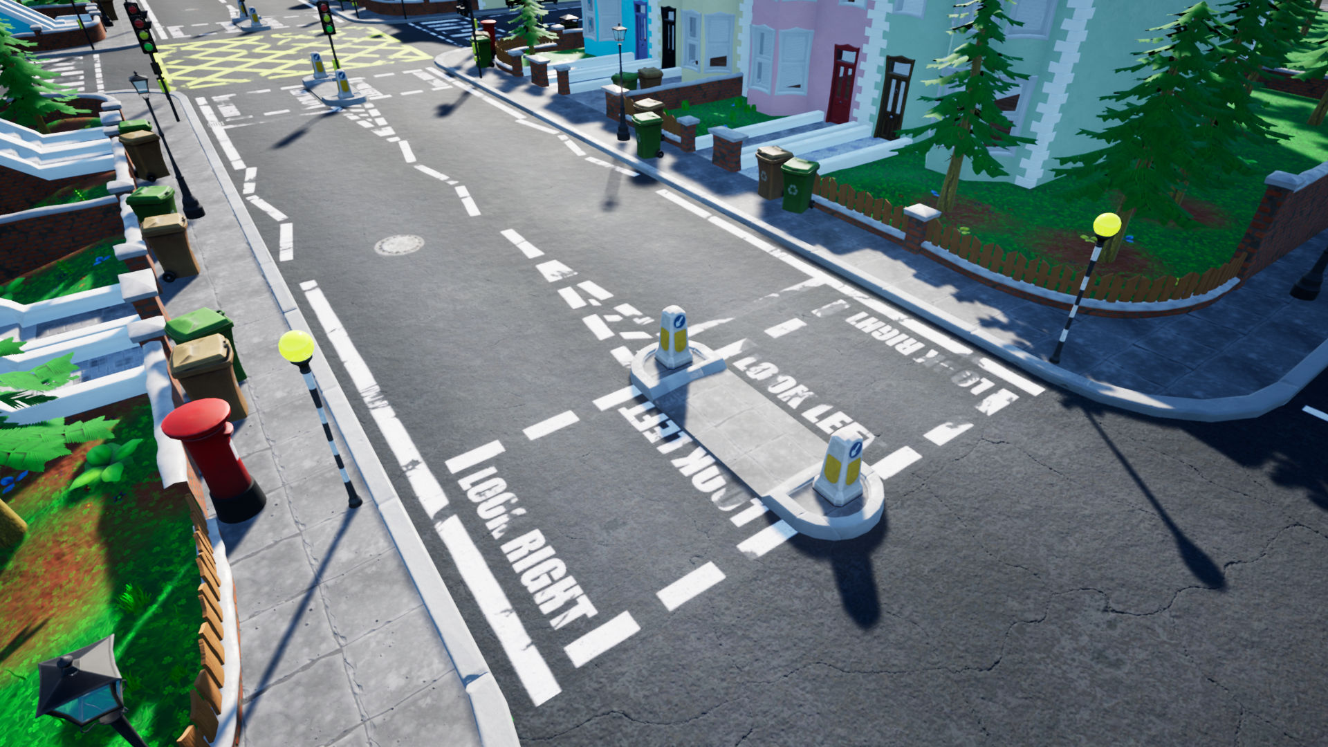 UK Modular House and Road