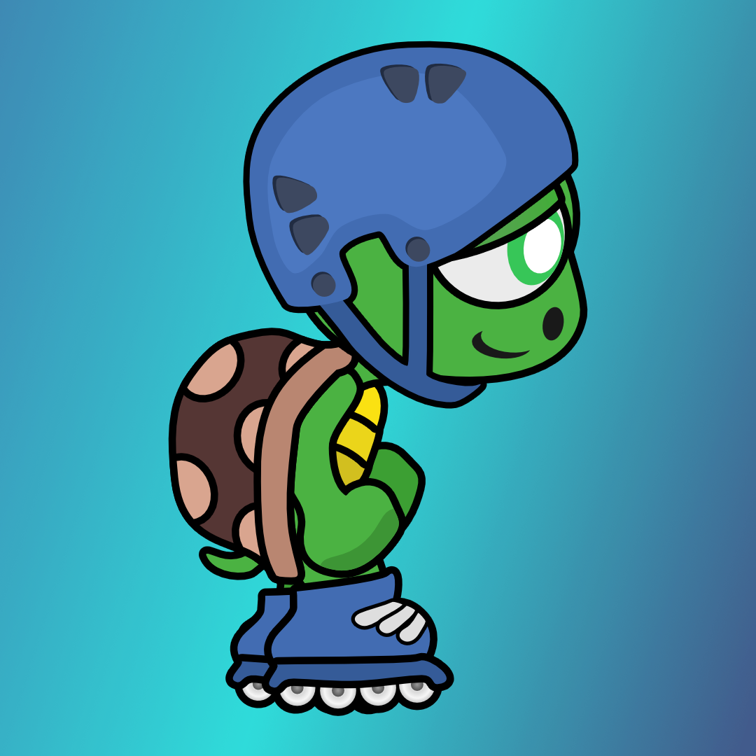 Turtle 2D Character - Turtly - A Beach Fight