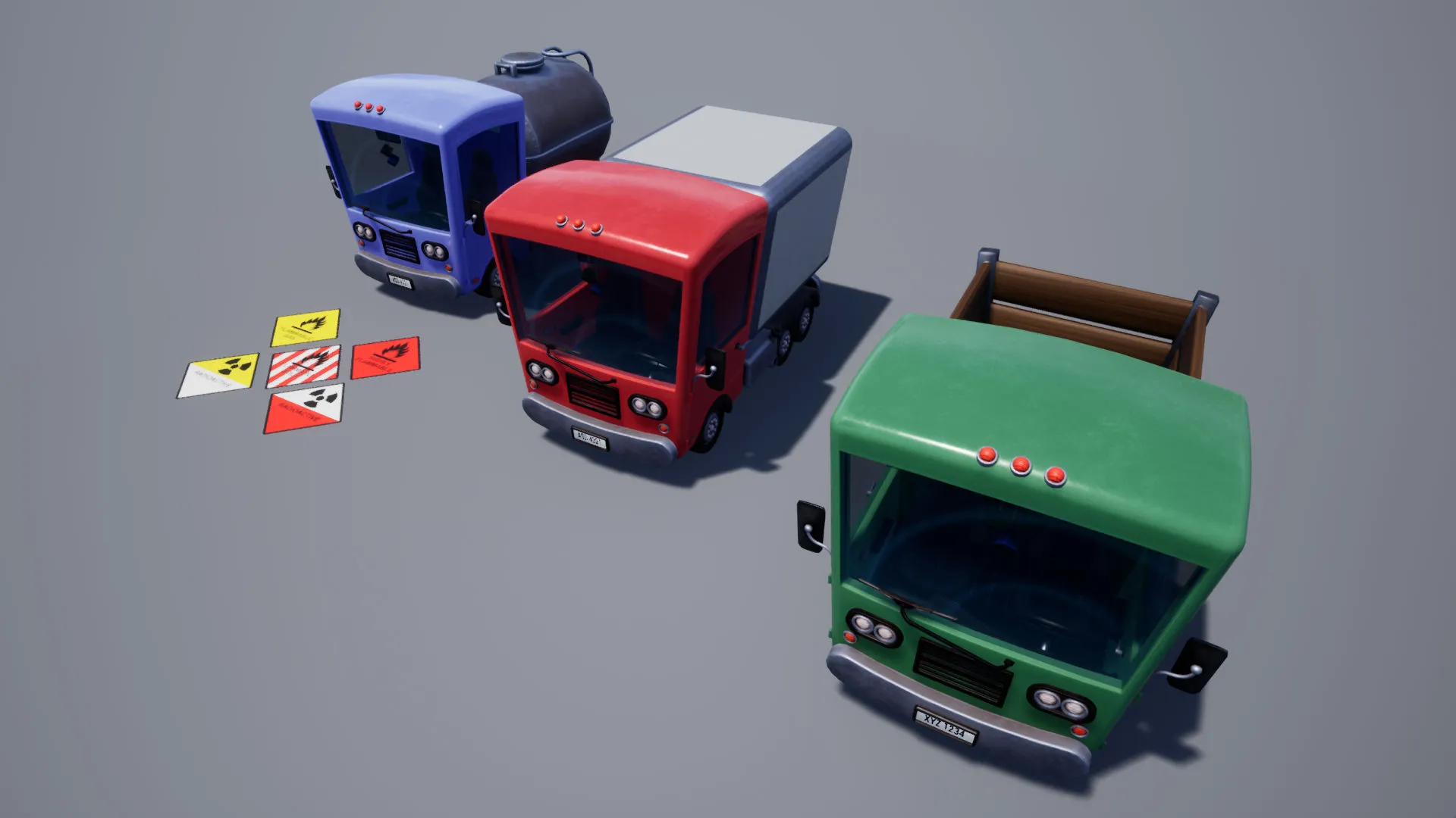 Stylized Truck Pack - Unreal Engine Marketplace