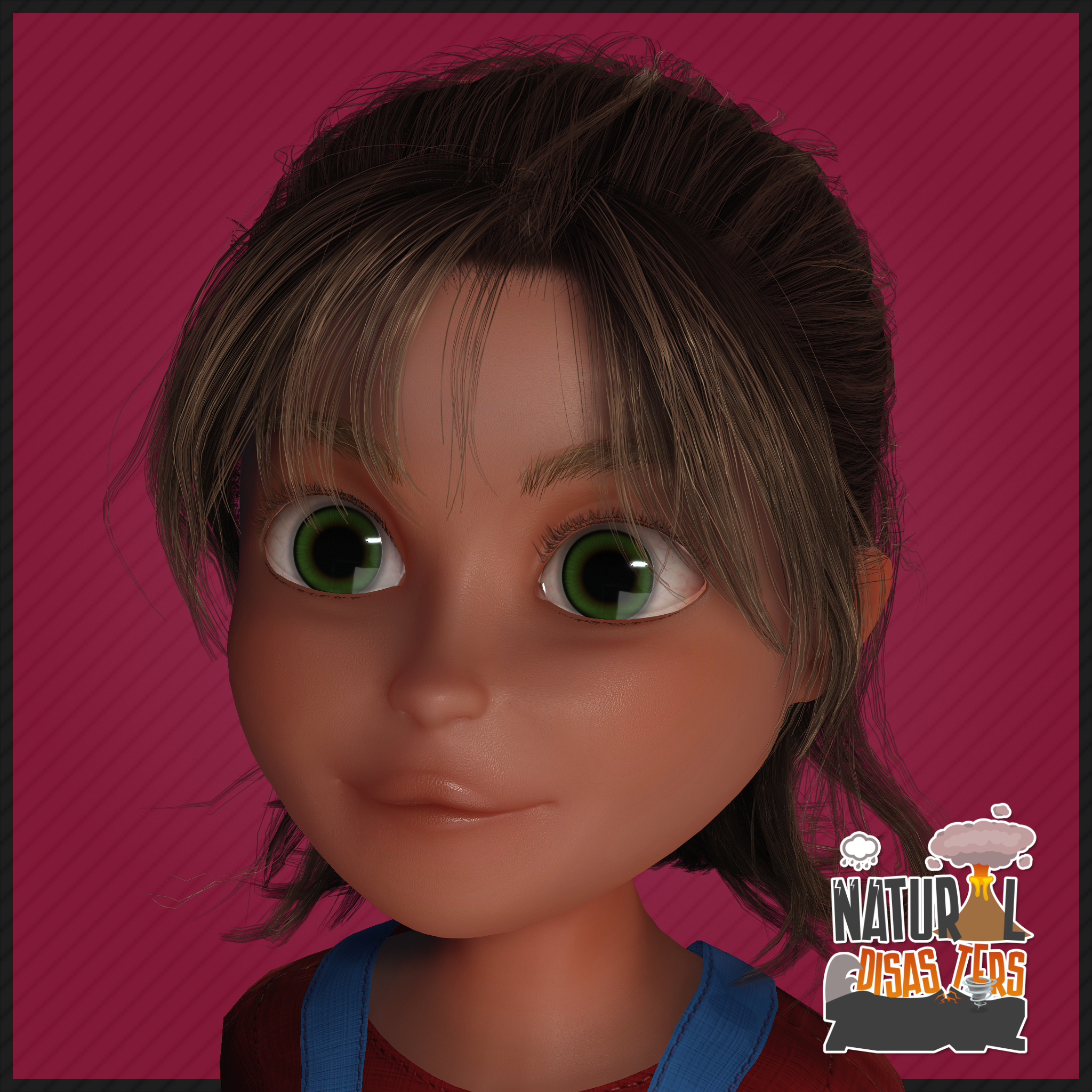 Isabella - 3d Character - Natural Disasters - Face