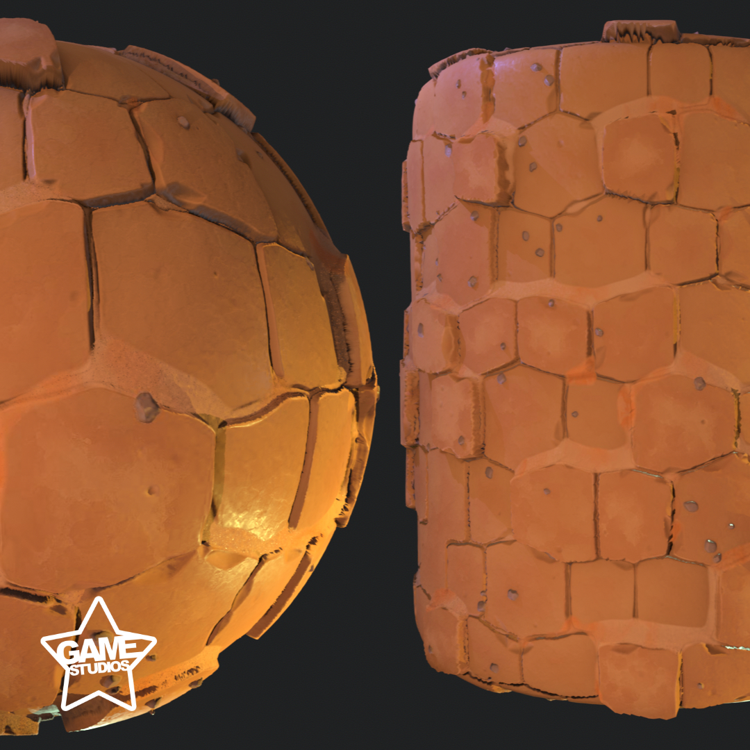 Stylized Desert Tiles Material 04