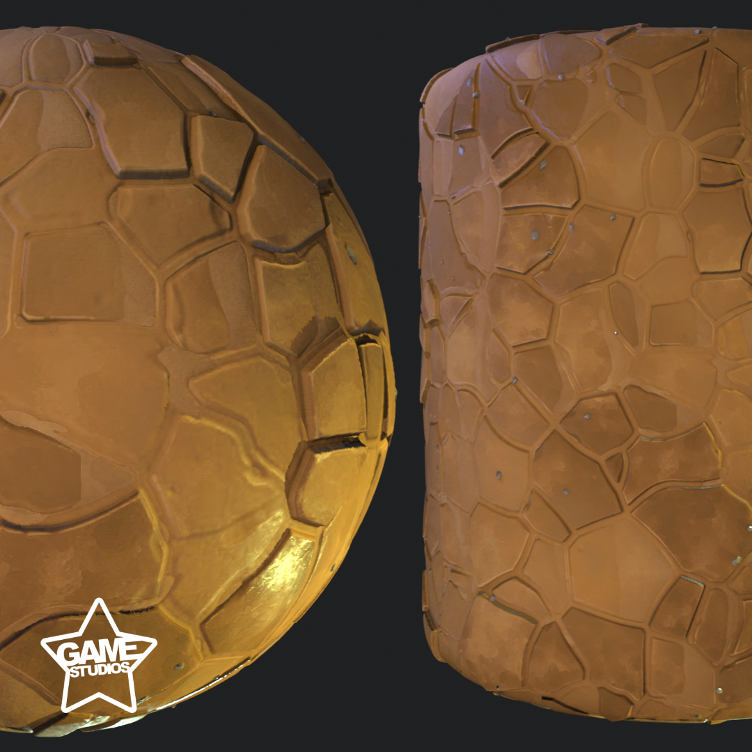 Stylized Desert Tiles Material 05