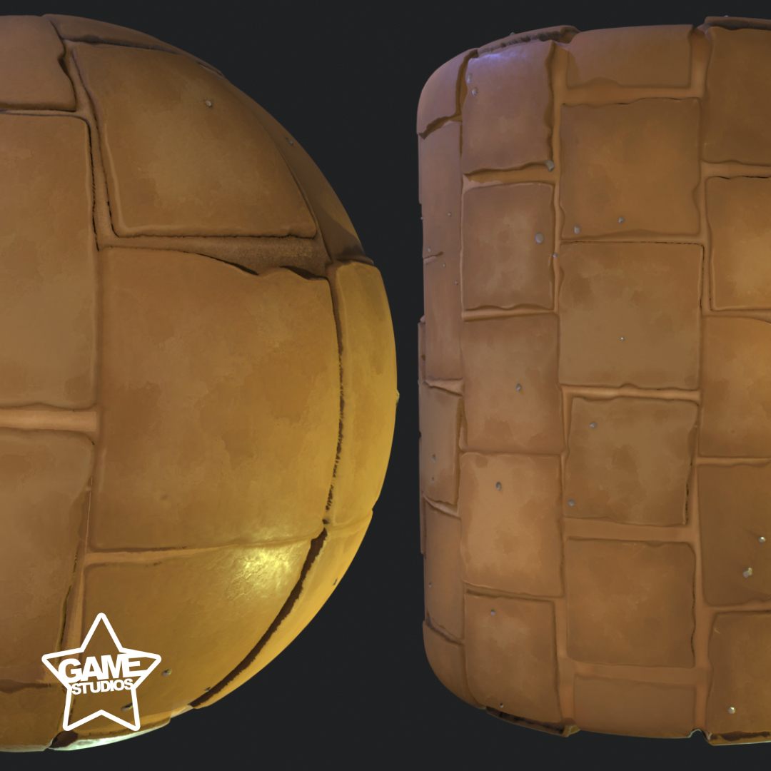 Stylized Desert Tiles Material 04