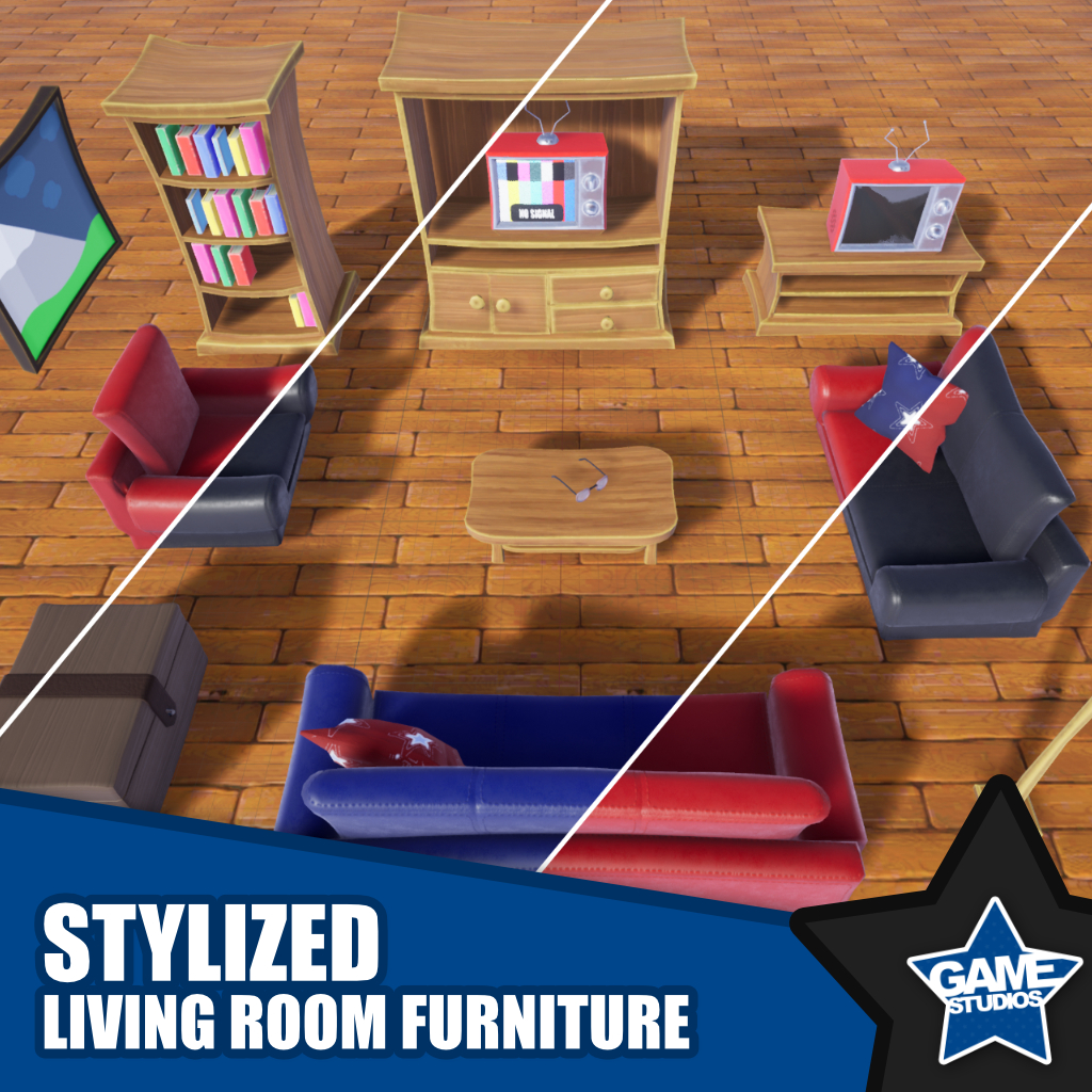 Stylized Living Room Furniture